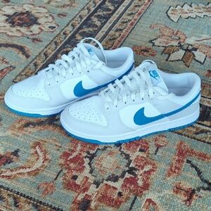 Nike Men's Dunk Low White/Photo Blue